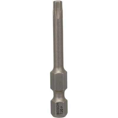 Bosch Professional Zubehör, Bits, Schrauberbit Extra-Hart T20, 49 mm, 1er-Pack (Innensechsrund TX) Bosch Professional Zubehör, Bits, Schrauberbit Extra-Hart T20, 49 mm, 1er-Pack (Innensechsrund TX)