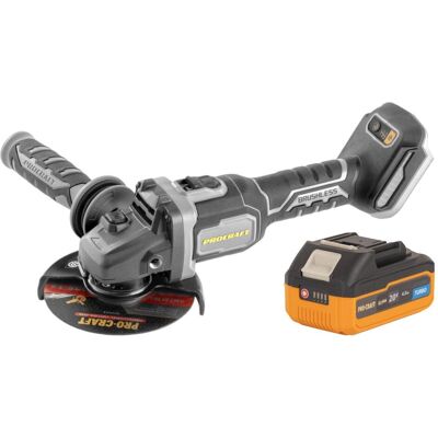 Procraft, Winkelschleifer, Industrial AG125Bbb Akku Winkelschleifer 20 V 125 mm Brushless + 1x Akku 4,0 Ah - ohne (125 mm) Procraft, Winkelschleifer, Industrial AG125Bbb Akku Winkelschleifer 20 V 125 mm Brushless + 1x Akku 4,0 Ah - ohne (125 mm)