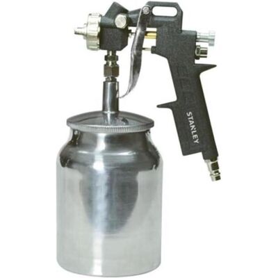 Stanley Druckluftaufsatz, Lower tank spray gun, NOZZLE 1.4 mm Stanley Druckluftaufsatz, Lower tank spray gun, NOZZLE 1.4 mm