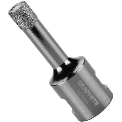 Graphit Diamant Lochsäge 12mm M14 - Diamant-Lochsäge Graphit Diamant Lochsäge 12mm M14 - Diamant-Lochsäge