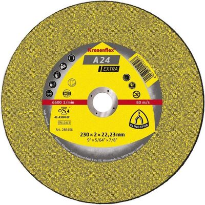Klingspor, Sägeblatt, Trennscheibe A 24 Extra, für Metall, 125 x 2,5 mm, gerade Klingspor, Sägeblatt, Trennscheibe A 24 Extra, für Metall, 125 x 2,5 mm, gerade