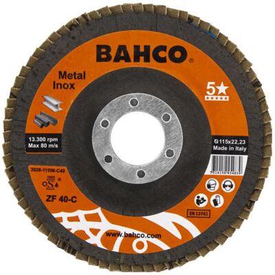 Irimo, Schleifmittel, Abrasive Fächerschleifscheibe für Edelstahl & Stahl 115 x P40 x 22.23mm Irimo, Schleifmittel, Abrasive Fächerschleifscheibe für Edelstahl & Stahl 115 x P40 x 22.23mm