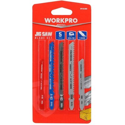 Workpro, Sägeblatt, Sägeblatt Laubsäge Holz Metall 5 Stücke Workpro, Sägeblatt, Sägeblatt Laubsäge Holz Metall 5 Stücke