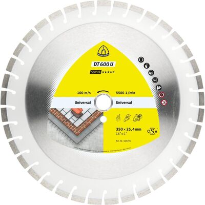 Klingspor, Sägeblatt, DT 600 U Supra - Diamanttrennscheibe 300 x 30 mm Klingspor, Sägeblatt, DT 600 U Supra - Diamanttrennscheibe 300 x 30 mm