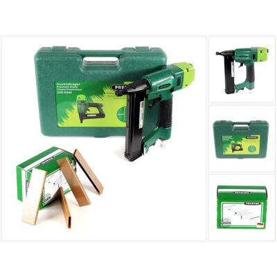 Prebena, Tacker + Nagelpistole, 2XR-ES40 Klammergerät Druckluft Nagler im Transportkoffer Typ ES + 5200x ES30CNKHA Prebena, Tacker + Nagelpistole, 2XR-ES40 Klammergerät Druckluft Nagler im Transportkoffer Typ ES + 5200x ES30CNKHA