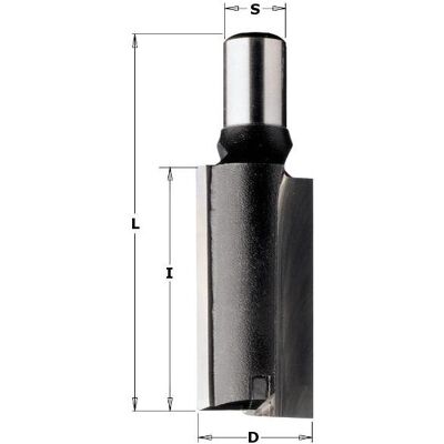 CMT, Fräser, 113.141.11 14 mm Nutenfräser langer Schaft 12 mm CMT, Fräser, 113.141.11 14 mm Nutenfräser langer Schaft 12 mm