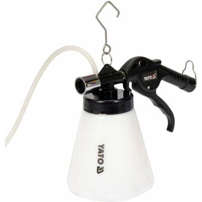 Yato, Fahrzeug Werkzeug, Profi Druckluft Bremsenentlüftungsgerät, 1 Liter Nachfüllflasche, 4 Adapter (21-30, 24-32, 28-3 Yato, Fahrzeug Werkzeug, Profi Druckluft Bremsenentlüftungsgerät, 1 Liter Nachfüllflasche, 4 Adapter (21-30, 24-32, 28-3