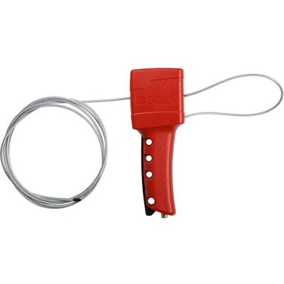 Brady, Zubehör Maschine, APCLO, Allzweck-Kabelverriegelungssystem mit vinylbeschichtetem Metallkabel (0.91 m), ABS Pl Brady, Zubehör Maschine, APCLO, Allzweck-Kabelverriegelungssystem mit vinylbeschichtetem Metallkabel (0.91 m), ABS Pl