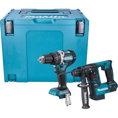 Makita, Bohrmaschine + Akkuschrauber, DLX 2278 ZJ Akku Kombo Kit + DHP 484 Schlagbohrschrauber 54 Nm + DHR 171 Bohrhammer 1,2 J + (Bohrhammer, Schlagbohrschrauber) Makita, Bohrmaschine + Akkuschrauber, DLX 2278 ZJ Akku Kombo Kit + DHP 484 Schlagbohrschrauber 54 Nm + DHR 171 Bohrhammer 1,2 J + (Bohrhammer, Schlagbohrschrauber)