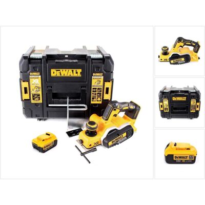 DeWalt, Hobelmaschine, DCP 580 NT Akku Hobel 18V 82mm + 1x Akku 4,0Ah + TSTAK - ohne Ladegerät DeWalt, Hobelmaschine, DCP 580 NT Akku Hobel 18V 82mm + 1x Akku 4,0Ah + TSTAK - ohne Ladegerät