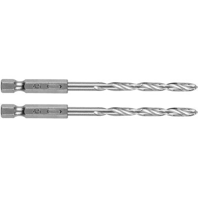 Graphite, Bohrereinsatz, Sechskant-Metallbohrer 4,5 mm, 2 Stück. (4,5 mm) Graphite, Bohrereinsatz, Sechskant-Metallbohrer 4,5 mm, 2 Stück. (4,5 mm)