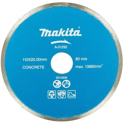 Makita, Sägeblatt, A-01292 Einteiliges 110-mm-High-End-Modell 4100B/4101RH Makita, Sägeblatt, A-01292 Einteiliges 110-mm-High-End-Modell 4100B/4101RH