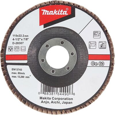 Makita, Schleifmittel, Fächerschleifsch. 115mm 80 (80) Makita, Schleifmittel, Fächerschleifsch. 115mm 80 (80)