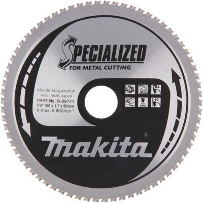 Makita Modell 185x30mm 70-ZEBÓW Metallsägeblatt Makita Modell 185x30mm 70-ZEBÓW Metallsägeblatt