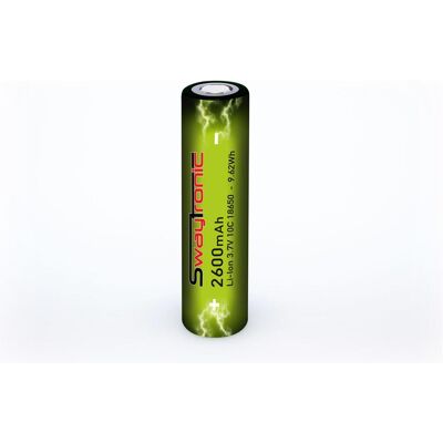 Swaytronic Li-Ion 18650 2600mAh 10C (1 Stk., Akku), Akku Ladegerät Swaytronic Li-Ion 18650 2600mAh 10C (1 Stk., Akku), Akku Ladegerät