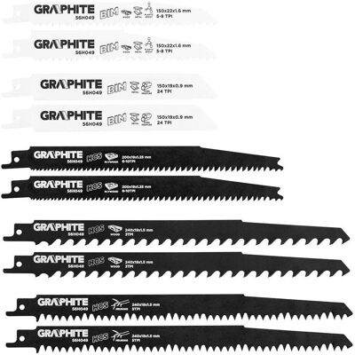 Graphite, Sägeblatt, Reciprocating Saw Blades (Sword Saw Blades, HCS Graphite, Sägeblatt, Reciprocating Saw Blades (Sword Saw Blades, HCS