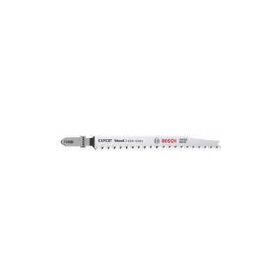 Bosch Professional Zubehör, Sägeblatt, EXPERT ‘Wood 2-side clean’ T 308 B Stichsägeblatt, 100 Stück Bosch Professional Zubehör, Sägeblatt, EXPERT ‘Wood 2-side clean’ T 308 B Stichsägeblatt, 100 Stück