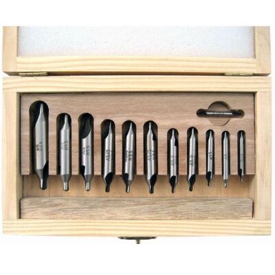 Elmag, Bohrereinsatz, - Zentrierbohrer-Set 12-teilig 1,0 - 5,0 mm (1-5) Elmag, Bohrereinsatz, - Zentrierbohrer-Set 12-teilig 1,0 - 5,0 mm (1-5)