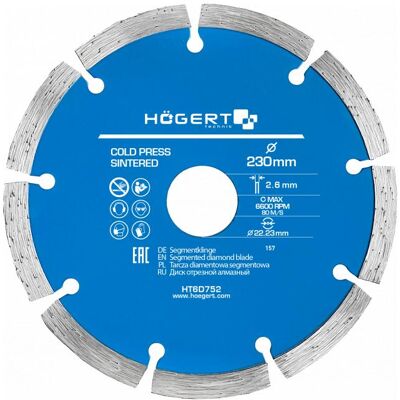 Hogert Technik HT6D752 Winkelschleifer - Leistung 2,6 kW Hogert Technik HT6D752 Winkelschleifer - Leistung 2,6 kW