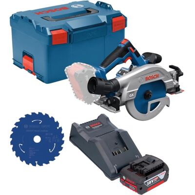 Professional, Handkreissäge, Bosch GKS 18V-57-2 GX Professional Akku Kreissäge 18 V 165 mm Brushless + 1x Akku 4,0 Ah + Professional, Handkreissäge, Bosch GKS 18V-57-2 GX Professional Akku Kreissäge 18 V 165 mm Brushless + 1x Akku 4,0 Ah +