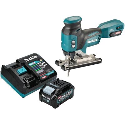 Makita, Stichsäge, JV 001 GM101 Akku Stichsäge 40 V max. 135 mm Brushless + 1x Akku 4,0 Ah + Ladegerät Makita, Stichsäge, JV 001 GM101 Akku Stichsäge 40 V max. 135 mm Brushless + 1x Akku 4,0 Ah + Ladegerät
