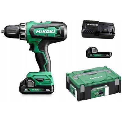 Hikoki, Bohrmaschine + Akkuschrauber, HAMMER DRILL 18V 55Nm 2x2.0Ah DV18DFWQZ (Schlagbohrschrauber) Hikoki, Bohrmaschine + Akkuschrauber, HAMMER DRILL 18V 55Nm 2x2.0Ah DV18DFWQZ (Schlagbohrschrauber)