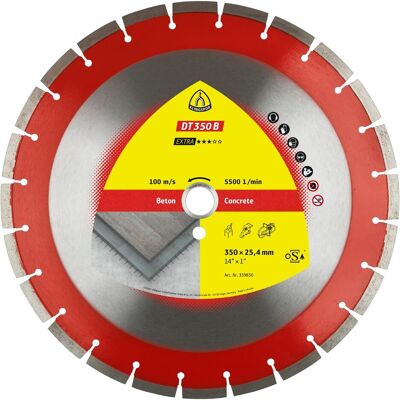 Klingspor, Sägeblatt, DT 350 B Extra - Diamanttrennscheibe 350 x 20 mm Klingspor, Sägeblatt, DT 350 B Extra - Diamanttrennscheibe 350 x 20 mm