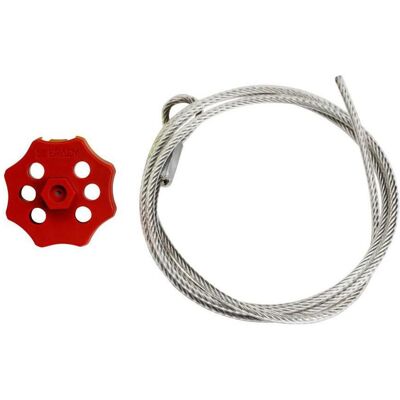 Brady, Zubehör Maschine, Doppeltes Hex-Spin-Absperrsystem mit Kabel Brady, Zubehör Maschine, Doppeltes Hex-Spin-Absperrsystem mit Kabel