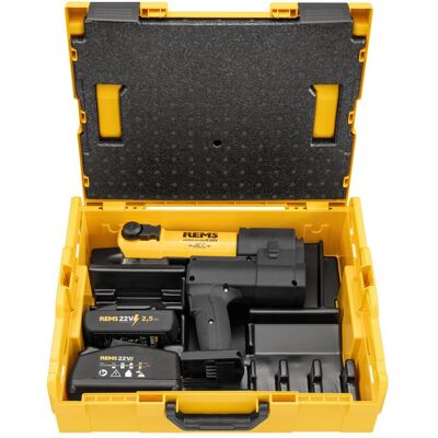 GCS, Presswerkzeug, Cordless pipe pressing tool REMS Akku-Press E 22V ACC (Rohrpresse) GCS, Presswerkzeug, Cordless pipe pressing tool REMS Akku-Press E 22V ACC (Rohrpresse)