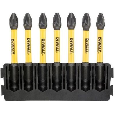 DeWalt, Bits, 7PC 57MM PZ2 BAR FLEXTORQ DeWalt, Bits, 7PC 57MM PZ2 BAR FLEXTORQ