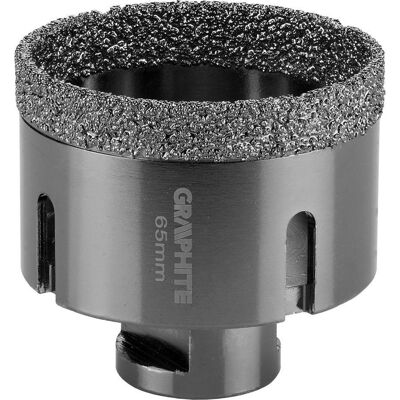 Graphite, Lochsäge, DIAMOND SCALE 65 MM X M14 55H314 (65 mm) Graphite, Lochsäge, DIAMOND SCALE 65 MM X M14 55H314 (65 mm)