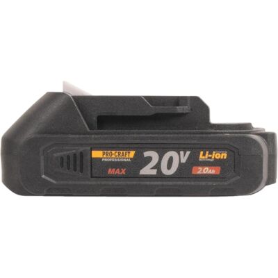 Procraft, Bohrmaschine + Akkuschrauber, PWA80bb Akku Schlagschrauber 20 V 1600 Nm 1/2" Brushless + 1x Akku 2,0 Ah - ohne Ladegerät (Bohrschrauber, Schlagschrauber) Procraft, Bohrmaschine + Akkuschrauber, PWA80bb Akku Schlagschrauber 20 V 1600 Nm 1/2" Brushless + 1x Akku 2,0 Ah - ohne Ladegerät (Bohrschrauber, Schlagschrauber)
