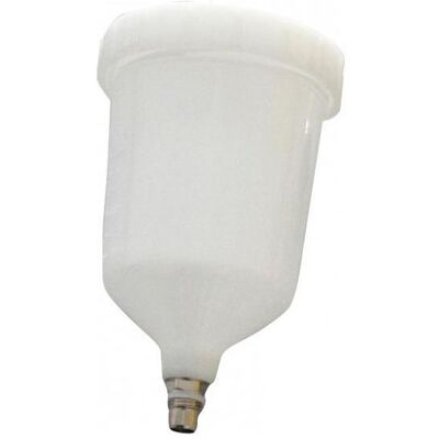 Elmag, Druckluftaufsatz, - Nylon-Obertopf, Inhalt 0,6 l für LEADER/S, MASTER/S, FX 97, 9001,9011, OM, SLIM S HVLP, STV Elmag, Druckluftaufsatz, - Nylon-Obertopf, Inhalt 0,6 l für LEADER/S, MASTER/S, FX 97, 9001,9011, OM, SLIM S HVLP, STV