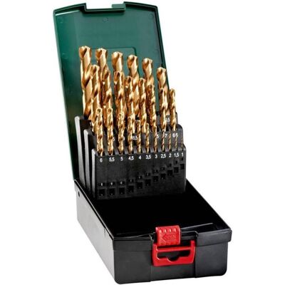 Metabo, Bohrereinsatz, HSSTiNBohrerkassette (1 mm, 1.5 mm, 10 mm, 10.5 mm, 11 mm, 11.5 mm, 12 mm, 12.5 mm, 13 mm, 2 mm, 2.5 mm, 3 mm, 3.5 mm, 4 mm, 4.5 mm, 5 mm, 5.5 mm, 6 mm, 6.5 mm, 7 mm, 7.5 mm, 8 mm, 8.5 mm, 9 mm, 9.5 mm) Metabo, Bohrereinsatz, HSSTiNBohrerkassette (1 mm, 1.5 mm, 10 mm, 10.5 mm, 11 mm, 11.5 mm, 12 mm, 12.5 mm, 13 mm, 2 mm, 2.5 mm, 3 mm, 3.5 mm, 4 mm, 4.5 mm, 5 mm, 5.5 mm, 6 mm, 6.5 mm, 7 mm, 7.5 mm, 8 mm, 8.5 mm, 9 mm, 9.5 mm)