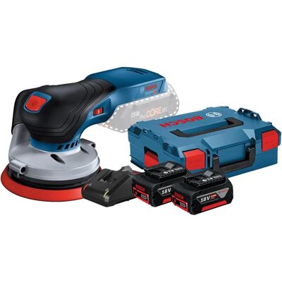 Bosch Hausgeräte, Schleifmaschine + Poliermaschine, Professional GEX 18V-125 5,0 Ah GBA Accu (2x) Starterspakket (Exzenterschleifer) Bosch Hausgeräte, Schleifmaschine + Poliermaschine, Professional GEX 18V-125 5,0 Ah GBA Accu (2x) Starterspakket (Exzenterschleifer)