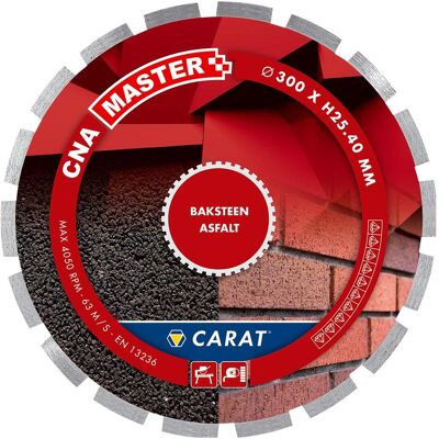 Carat, Sägeblatt, CNAM600400 Diamanttrennscheibe Ziegel / ASPHALT CNA MASTER 600x25,4MM Carat, Sägeblatt, CNAM600400 Diamanttrennscheibe Ziegel / ASPHALT CNA MASTER 600x25,4MM