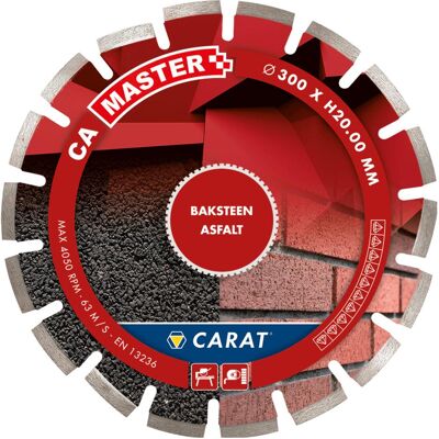 Carat, Sägeblatt, CAM3502000 Diamanttrennscheibe ASPHALT CA MASTER 350x20,0MM Carat, Sägeblatt, CAM3502000 Diamanttrennscheibe ASPHALT CA MASTER 350x20,0MM