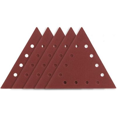 Graphite, Schleifmittel, Klett-Schleifpapier K120, dreieckig mit 12 Löchern, 5Stk. für Schleifmaschine 59G264 (120) Graphite, Schleifmittel, Klett-Schleifpapier K120, dreieckig mit 12 Löchern, 5Stk. für Schleifmaschine 59G264 (120)