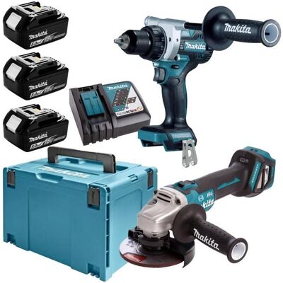 Makita, Elektrowerkzeug Set, Werkzeugset 18V LXT DLX2544TJ 3x5.0Ah Makita, Elektrowerkzeug Set, Werkzeugset 18V LXT DLX2544TJ 3x5.0Ah