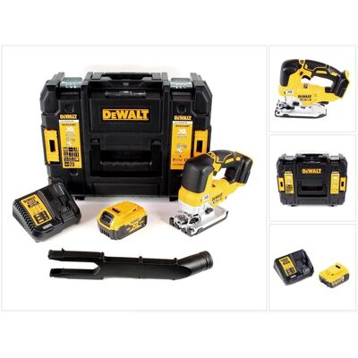 DeWalt, Stichsäge, DCS 334 P1 Akku Pendelhub Stichsäge 18V Brushless + 1x Akku 5,0Ah + Ladegerät + TSTAK DeWalt, Stichsäge, DCS 334 P1 Akku Pendelhub Stichsäge 18V Brushless + 1x Akku 5,0Ah + Ladegerät + TSTAK