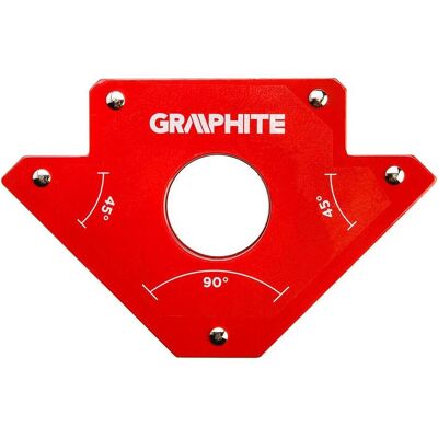 Graphite, Schweissgerät Zubehör, Graphit-Schweissmagnetquadrat 122 x 190 x 25 mm, 34,0 kg – 56H903 Graphite, Schweissgerät Zubehör, Graphit-Schweissmagnetquadrat 122 x 190 x 25 mm, 34,0 kg – 56H903