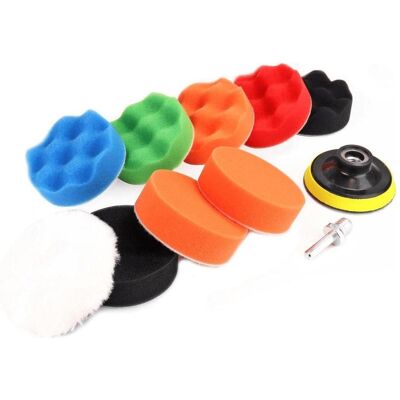 AMIO - Amio-02647 - 9 pcs - Polierschwamm-Set AMIO - Amio-02647 - 9 pcs - Polierschwamm-Set