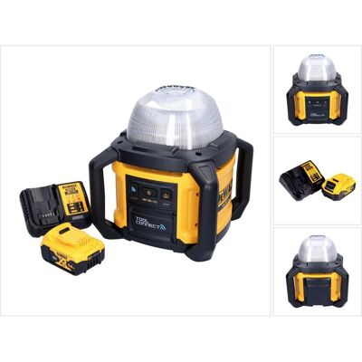 DeWalt, Arbeitsleuchte, DCL 074 P1 Akku Baustellenstrahler Strahler 18 V 5000 lm 4000 Kelvin + 1x Akku 5,0 Ah + Ladeg (5000 lm) DeWalt, Arbeitsleuchte, DCL 074 P1 Akku Baustellenstrahler Strahler 18 V 5000 lm 4000 Kelvin + 1x Akku 5,0 Ah + Ladeg (5000 lm)