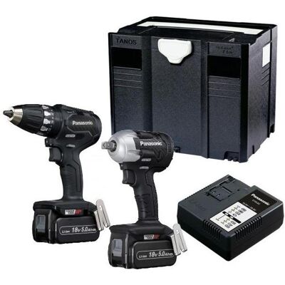 Panasonic Kombi-Set: Bohrschrauber & Schlagschrauber 18V Panasonic Kombi-Set: Bohrschrauber & Schlagschrauber 18V