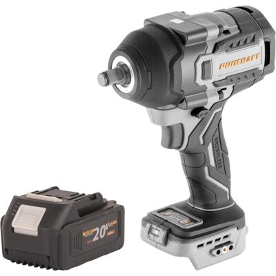 Procraft, Bohrmaschine + Akkuschrauber, Industrial IW850A-BB Akku Schlagschrauber 20 V 850 Nm 1/2" Brushless + 1x Akku 4,0 Ah - (Schlagschrauber) Procraft, Bohrmaschine + Akkuschrauber, Industrial IW850A-BB Akku Schlagschrauber 20 V 850 Nm 1/2" Brushless + 1x Akku 4,0 Ah - (Schlagschrauber)