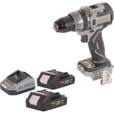 Procraft, Bohrmaschine + Akkuschrauber, Industrial CD20Abb Akku Schlagbohrschrauber 20 V 85 Nm + 2x Akku 2,0 Ah + Ladegerät (Schlagbohrschrauber) Procraft, Bohrmaschine + Akkuschrauber, Industrial CD20Abb Akku Schlagbohrschrauber 20 V 85 Nm + 2x Akku 2,0 Ah + Ladegerät (Schlagbohrschrauber)