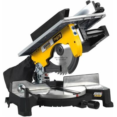 Femi, Kappsäge + Gehrungssäge, Jobline TR078 Afkortzaag/verstekzaagmachine met boventafel 1800W 230V Femi, Kappsäge + Gehrungssäge, Jobline TR078 Afkortzaag/verstekzaagmachine met boventafel 1800W 230V