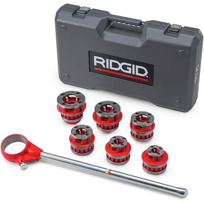 Ridgid, Gewindeschneider + Gewindebohrer, 36475 Modell 12-R NPT Ratschenschneidsatz 1/2"-2" Ridgid, Gewindeschneider + Gewindebohrer, 36475 Modell 12-R NPT Ratschenschneidsatz 1/2"-2"