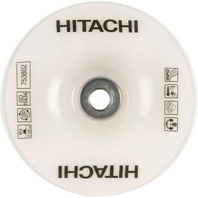 Hikoki, Schleifmittel, Zubehör 753801 Mittelharter Stützteller für Fiberscheibe 115 mm M14 Hikoki, Schleifmittel, Zubehör 753801 Mittelharter Stützteller für Fiberscheibe 115 mm M14