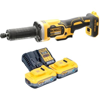 DeWalt, Schleifmaschine + Poliermaschine, DCG 426 H2 Akku Geradschleifer 18 V Brushless + 2x Powerstack Akku 5,0 Ah + Ladegerät (Geradschleifer) DeWalt, Schleifmaschine + Poliermaschine, DCG 426 H2 Akku Geradschleifer 18 V Brushless + 2x Powerstack Akku 5,0 Ah + Ladegerät (Geradschleifer)
